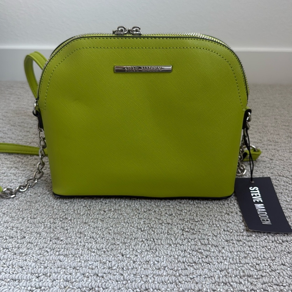 NWT Steve Madden Brat Green Crossbody Bag